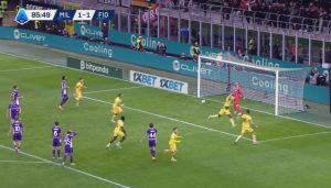 يلا شوت اهداف مباراة انتر ميلان وفيورنتينا (2-1) الدوري الايطالي